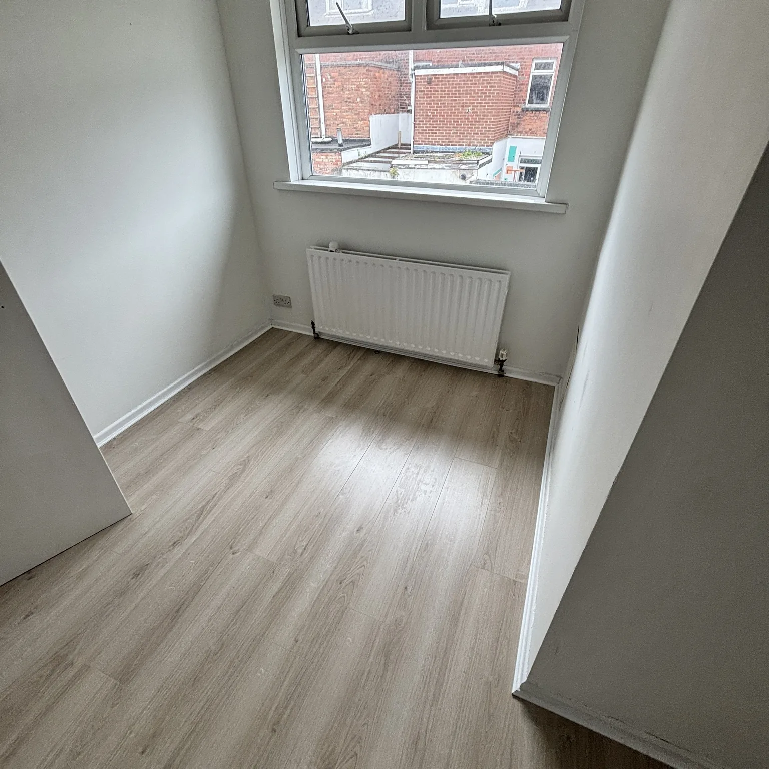 Clean vacant room after a Harbourlight property turnaround
